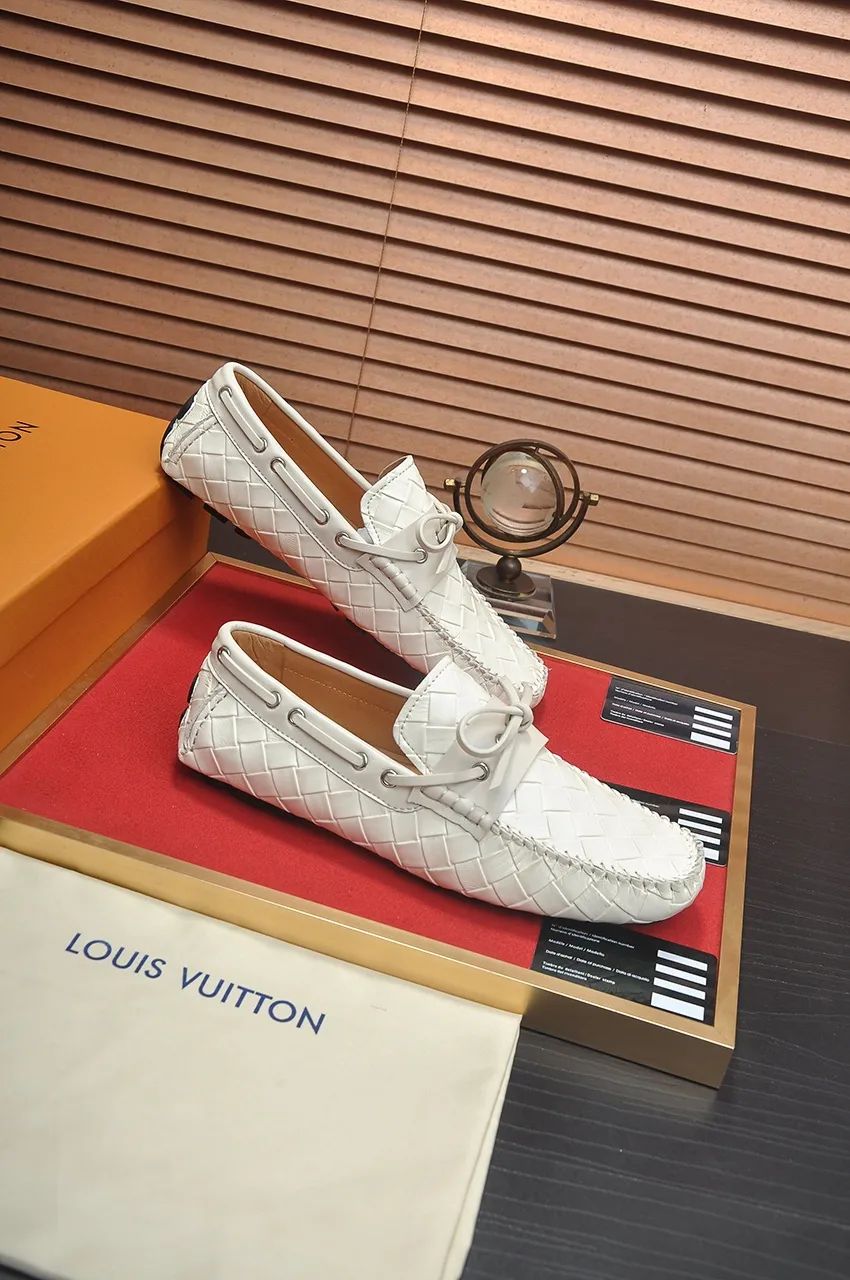 Men's Men's Shoes💰420💶【GUCCI】 (High-end Niuli) New 🍀Gucci*——Gucci Doudou Shoes! Made of imported original cowhide, the inner top layer is comfortable cowhide lining! Original wear-resistant rubber outsole! High quality products! Code number 38-44!